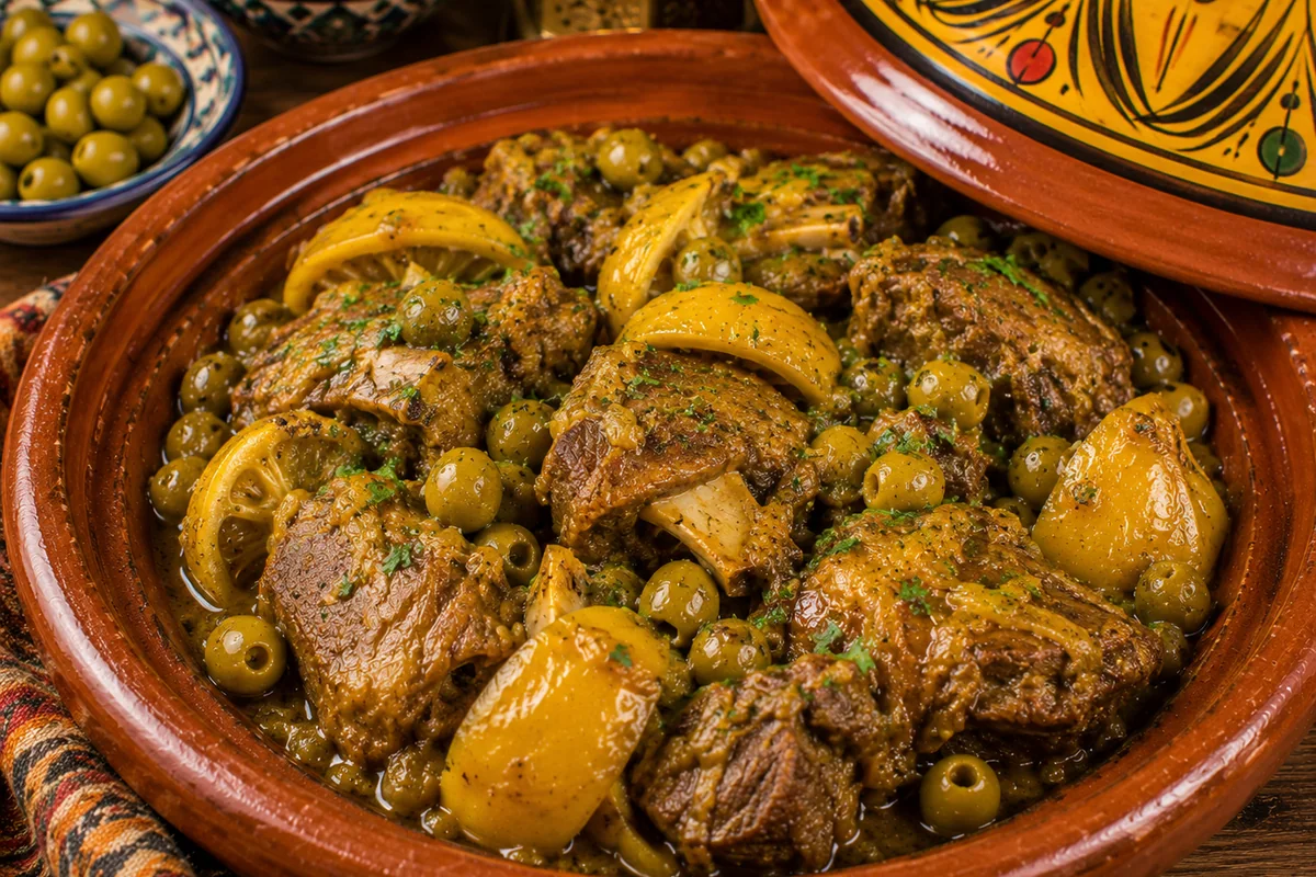 Agneau aux citrons confits façon tajine