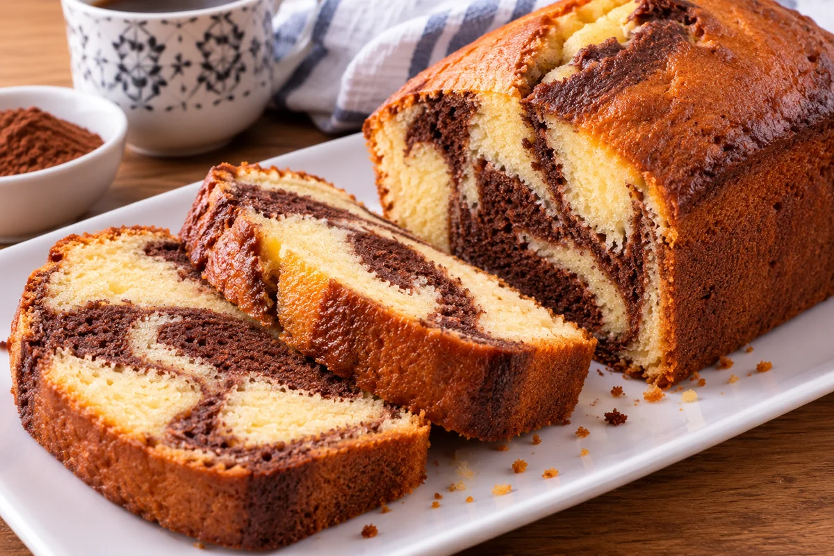 Gâteau marbré simplissime