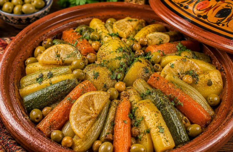 Tajine de légumes au citron confit