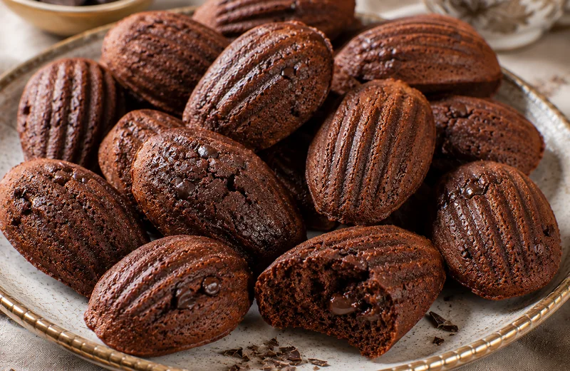 Madeleines au chocolat