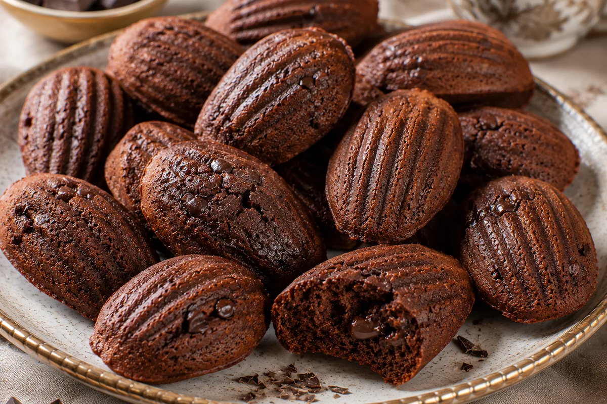 Madeleines au chocolat