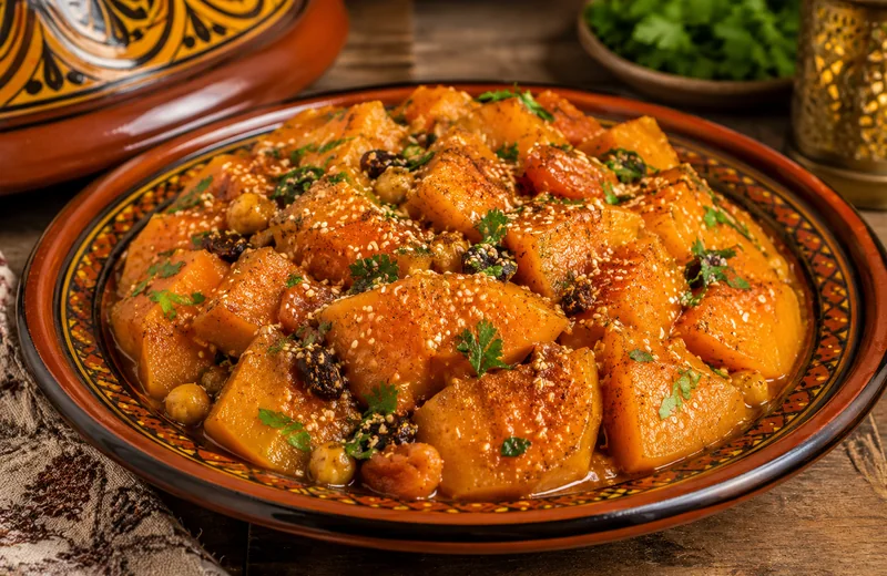 Courge butternut à la marocaine