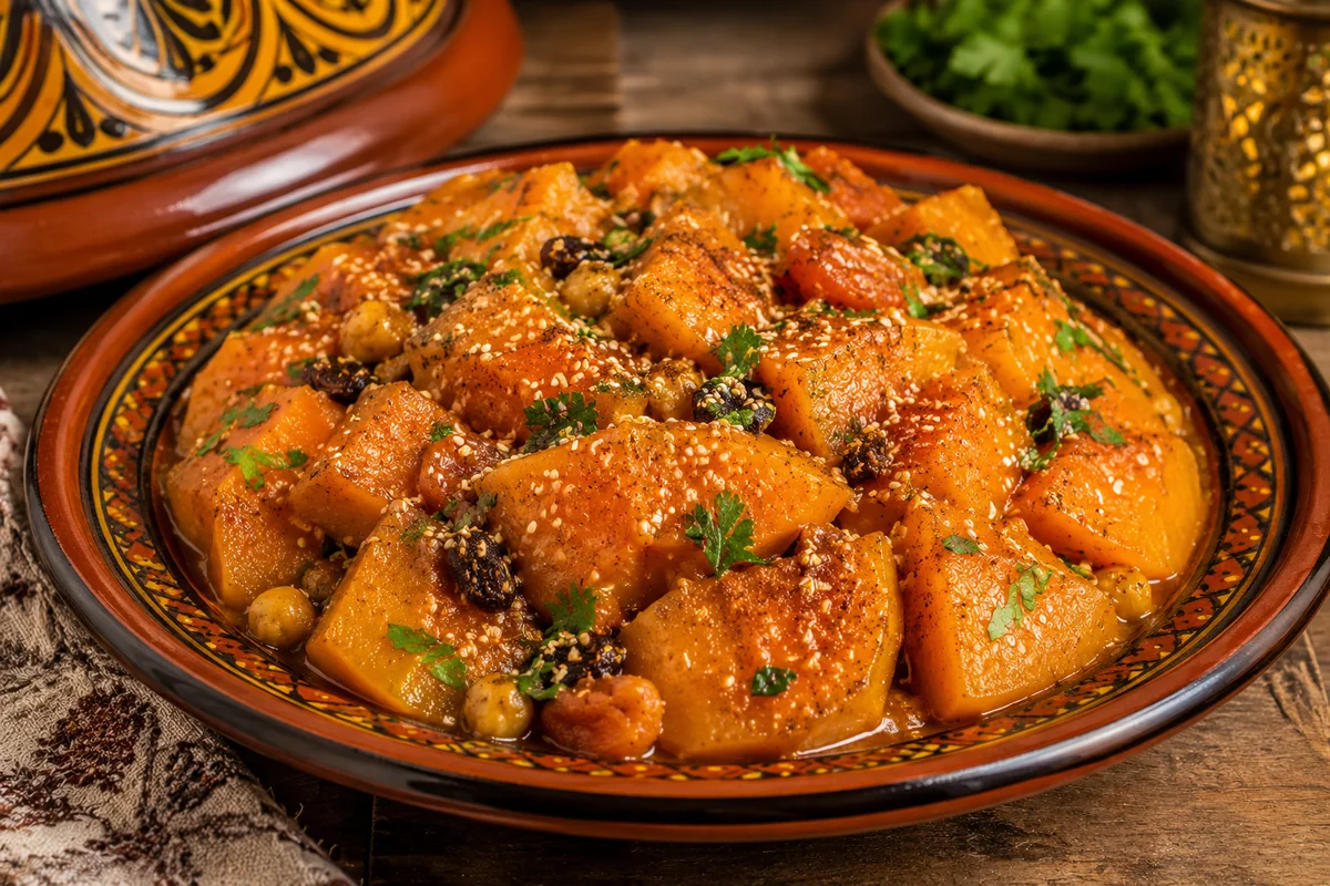 Courge butternut à la marocaine