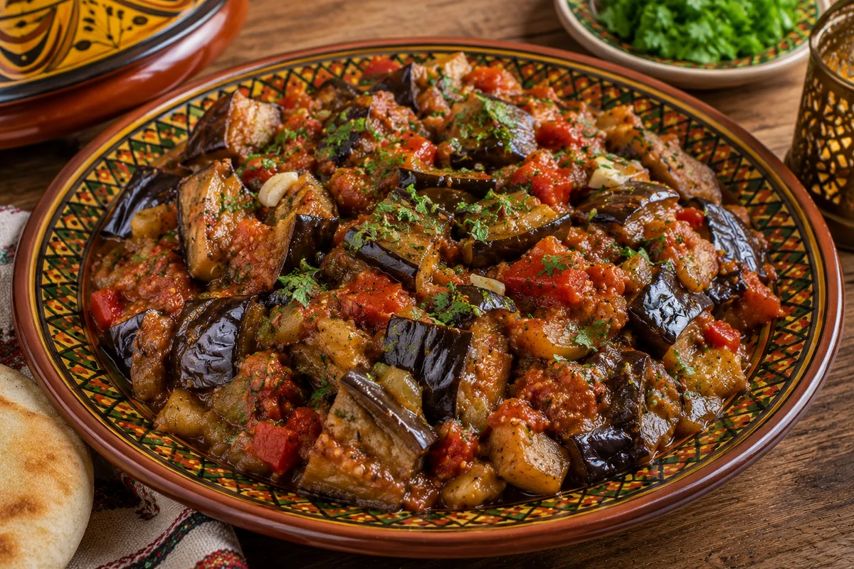 Aaubergines à la marocaine